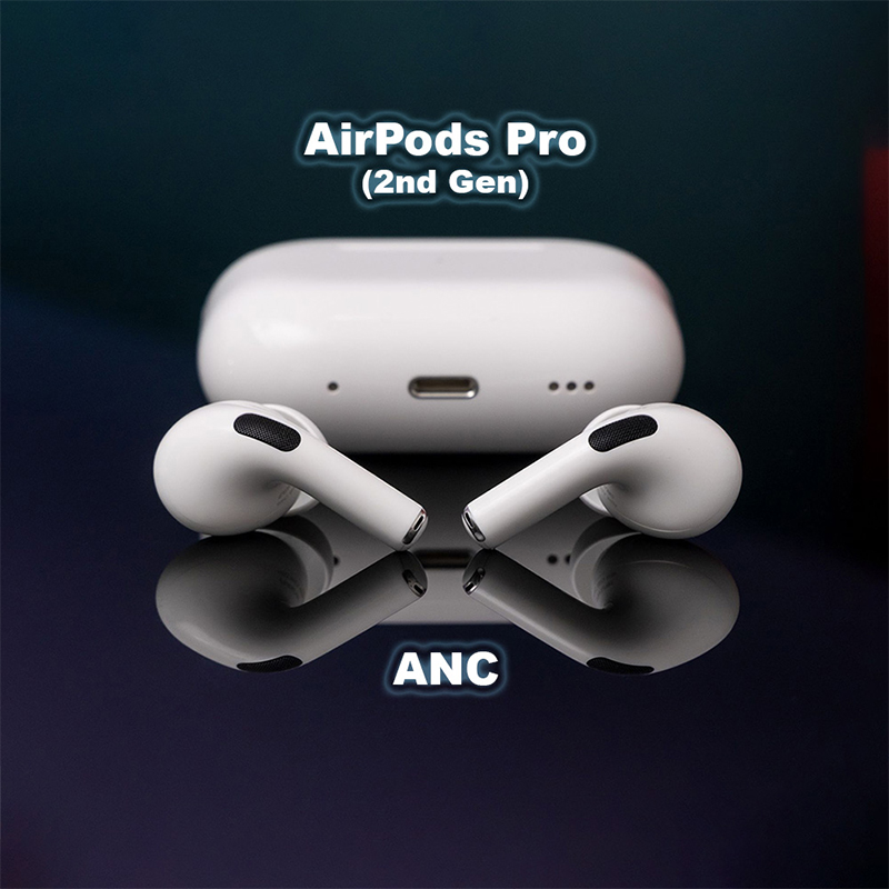 Picture of Original AirPods Pro 2nd Gen 100% ANC In Ear Noise Cancelling Dubai specials edition Bluetooth Earbuds 