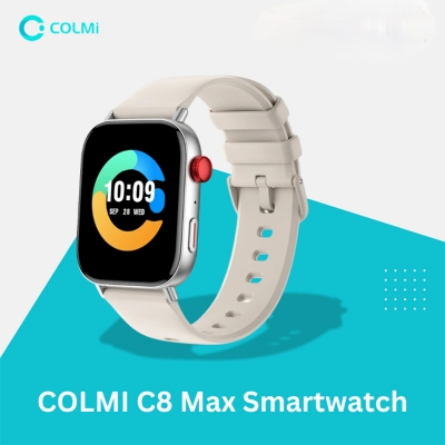 Picture of COLMI C8 Max Smartwatch – 1.93-Inch Display, Bluetooth Calling, 24/7 Health Monitoring, Wireless Charging