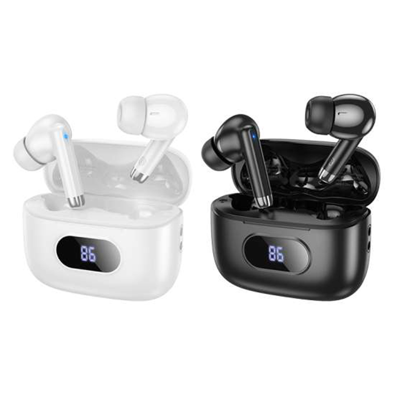 Picture of HOCO EQ2 Plus LED Display BT Headset – True Wireless Earbuds with Bluetooth 5.4, LED Digital Battery Indicator, Touch Control, 7-Hour Playback, Fast Type-C Charging – Compact & Ergonomic Design - Multicolor