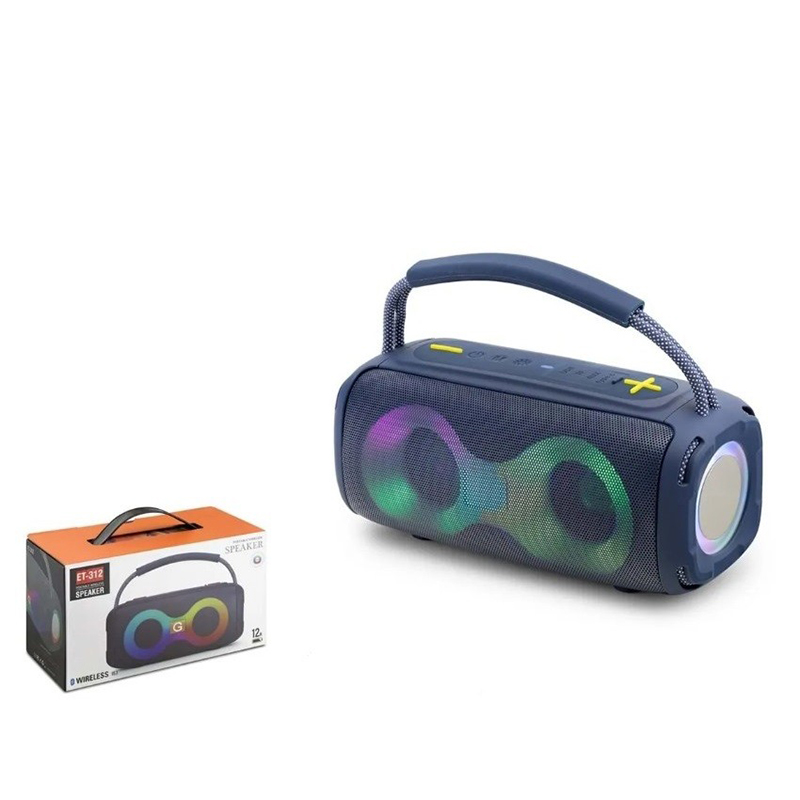 Picture of ET-312 Portable Wireless Bluetooth Speaker with RGB Lights, Wireless V5.3, 12H Playtime