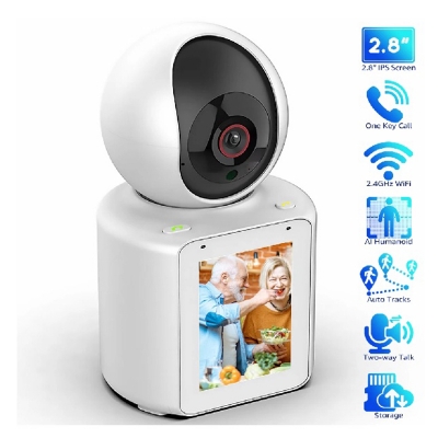 Picture of V360 Smart Video Calling PTZ IP Camera – WiFi Security Camera with 1080p HD, Two-Way Audio, Motion Detection & Mobile App Support - White