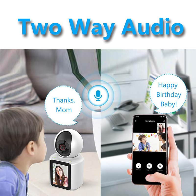 Picture of V360 Smart Video Calling PTZ IP Camera – WiFi Security Camera with 1080p HD, Two-Way Audio, Motion Detection & Mobile App Support - White