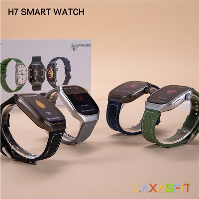 Picture of LaxasFit H7 Smartwatch – AMOLED HD Display ⌚ Bluetooth Calling 📞 Health & Fitness Tracker 🔋 Wireless Charging