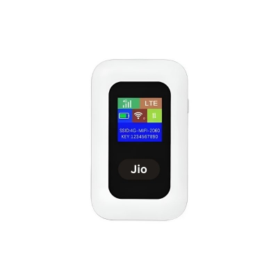 Picture of JioFi LTE-Advanced 4G+ Mobile WiFi Hotspot Router – High Speed Internet - Multicolor