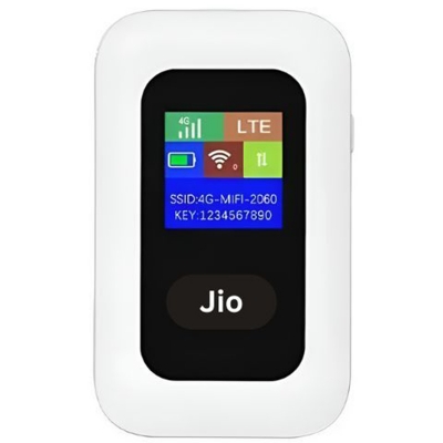 Picture of JioFi LTE-Advanced 4G+ Mobile WiFi Hotspot Router – High Speed Internet - Multicolor