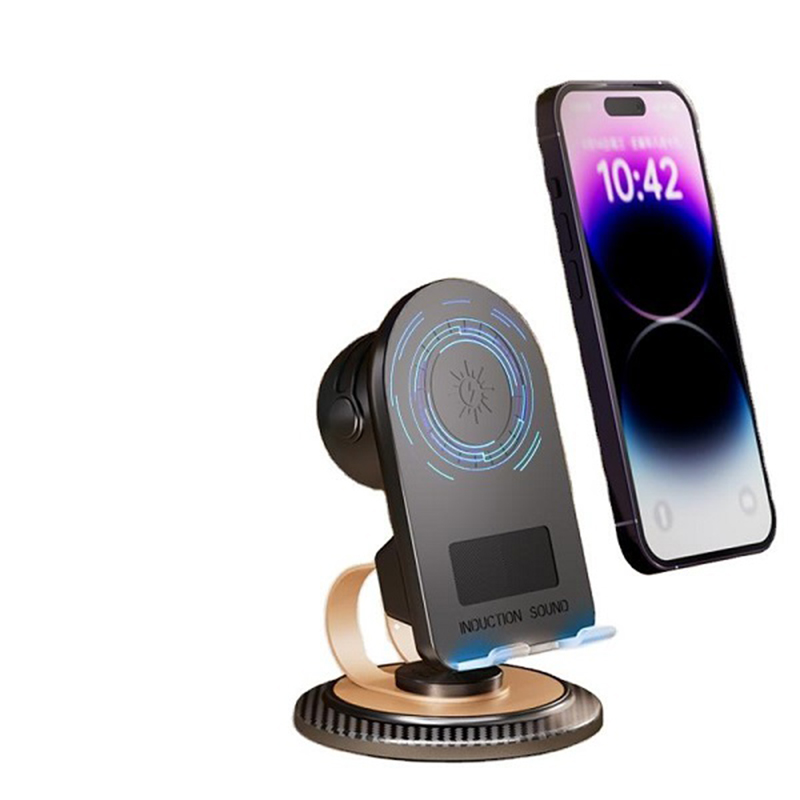 Picture of Sensor Speaker Stand – 5-in-1 Mobile Phone Holder with Wireless Induction Speaker