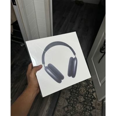 Picture of Apple AirPods Max Premium Bluetooth Headphone  black and white