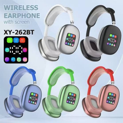Picture of XY-262B Wireless Headphone with Digital Display Screen | HiFi Stereo Sound, Bluetooth Over-Ear Headset