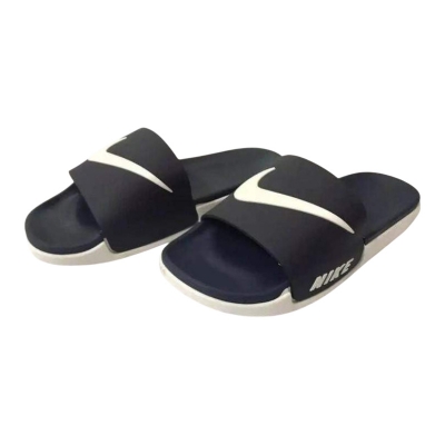 Picture of Stylish Rubber Mens Slide Slipper Sandal - Slides For Men-Black