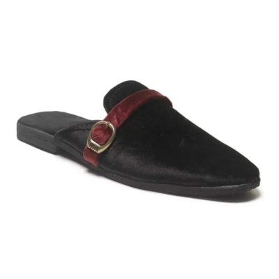 Picture of Embroidery Mokmol Loafer Half Shoes For Men-Black