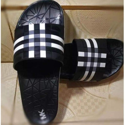 Picture of Blue Slides Slipper Slippers Sandals for Men Top new Collection-Black