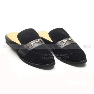 Picture of Stylish Loafer Half shoes for men-Black