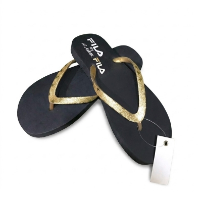 Picture of Smart Ladies Sandal Flip Flop Flat Sandal-Black