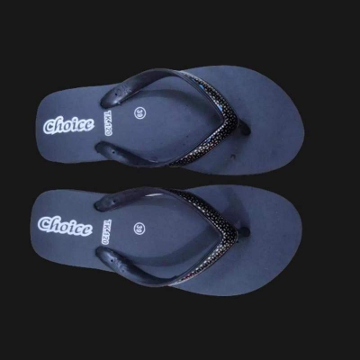 Picture of Smart Ladies Sandal Flip Flop Flat Sandal-Black