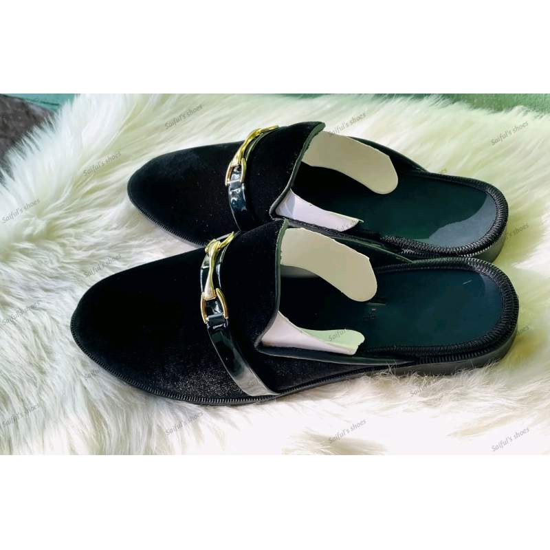 Picture of Stylish Half Shoes for Men-Black