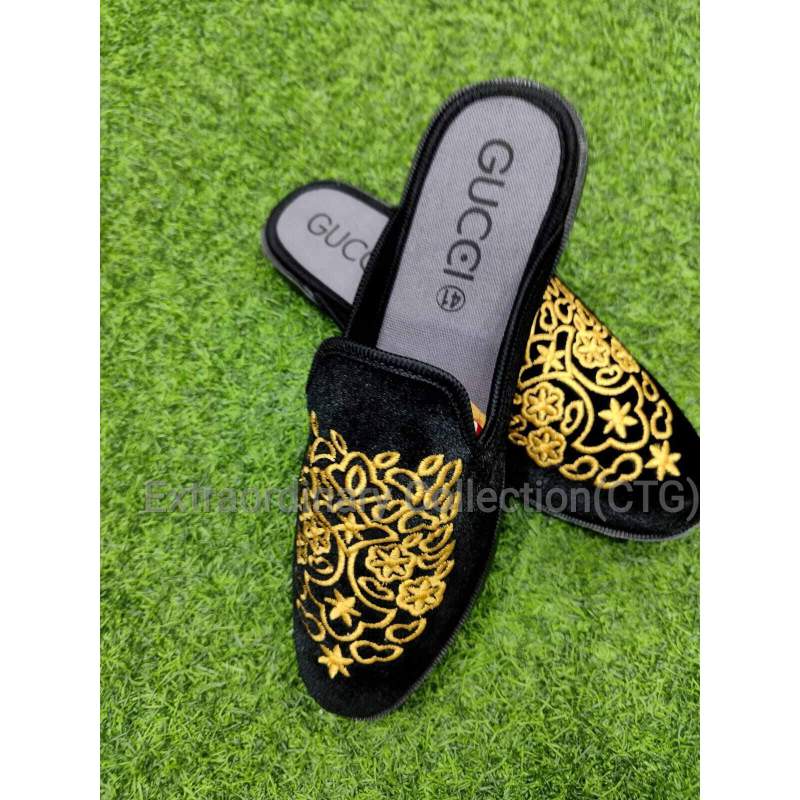 Picture of Stylish Fashionable Half Shoes For Men-Black
