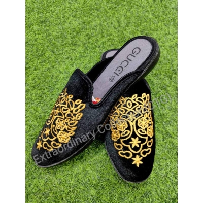 Picture of Stylish Fashionable Half Shoes For Men-Black