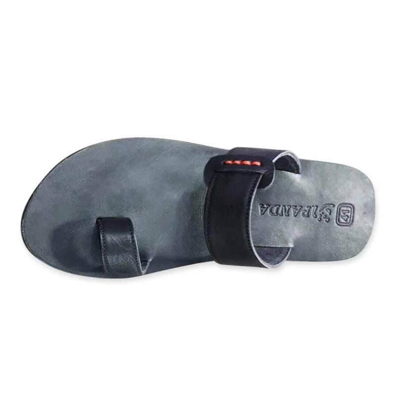 Picture of Sandal for men stylish fashionable sendel for man-Black