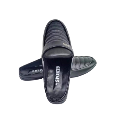Picture of Nagra Panjabi'S Shoe Loafer Half Shoes For Men - Shoe-Black