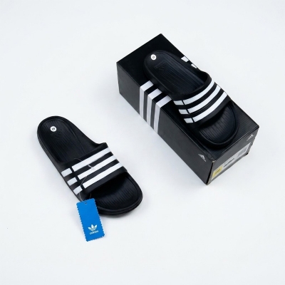 Picture of Stylish Rabber Sandal For Men-Black