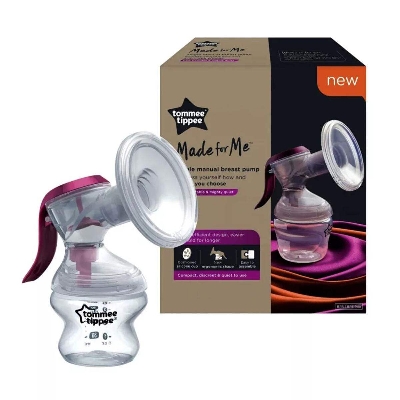 Picture of Tommee Tippee Manual Breast Pump For Baby Feeding - White