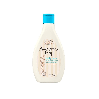 Picture of Aveeno Baby Daily Care Hair and Body Wash Gentle Cleansing Formula 250ml for Daily Use - Beige