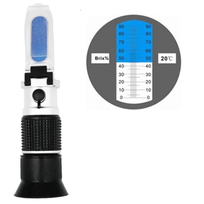 Picture of Refractometer for Food, Fruit Juice, Beverages 0-90% Brix-Multicolor
