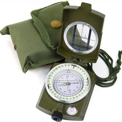 Picture of Professional Multifunctional Military Lensatic Compass-Multicolor