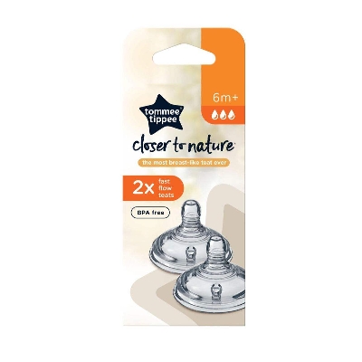 Picture of Tommee Tippee Closer to Nature Teats 6m+