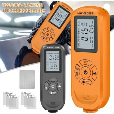 Picture of HW-300S Auto Digital Thickness Gauge Car Paint Thickness Meter Coating Thickness Gauge-Yellow