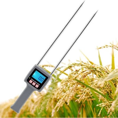 Picture of Meter Portable Digital Humidity Tester for Grains,Chemical, Plastic Granule, Soap Powder, Soil-Multicolor