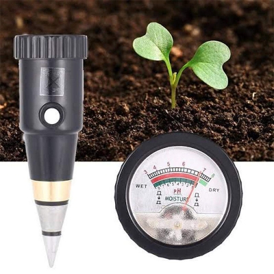 Picture of Handheld Soil pH and Moisture Humidity Meter(10-80%) Hygrometer-Multicolor