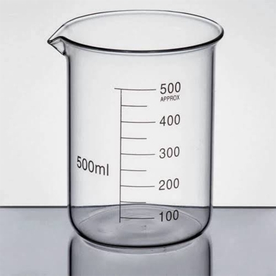 Picture of Pyrex/Duran Glass Beaker- 500ml-Multicolor