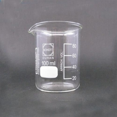 Picture of Duran/Pyrex 100 mL Glass Beaker-Multicolor