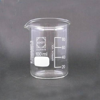 Picture of Duran/Pyrex 100 mL Glass Beaker-Multicolor