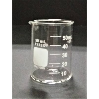 Picture of Pyrex/Duran 50mL Glass Beaker-Multicolor