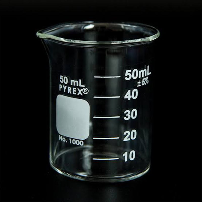 Picture of Pyrex/Duran 50mL Glass Beaker-Multicolor