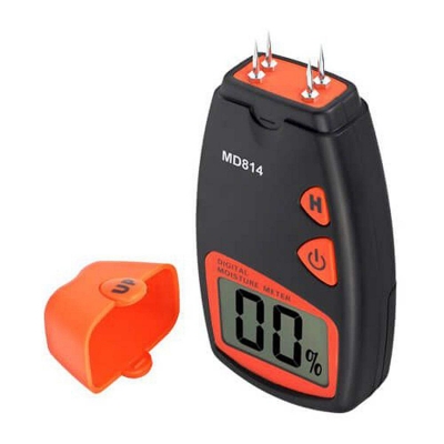 Picture of Wood Moisture Meter 4 Pins Digital Tester MD-814-Multicolor