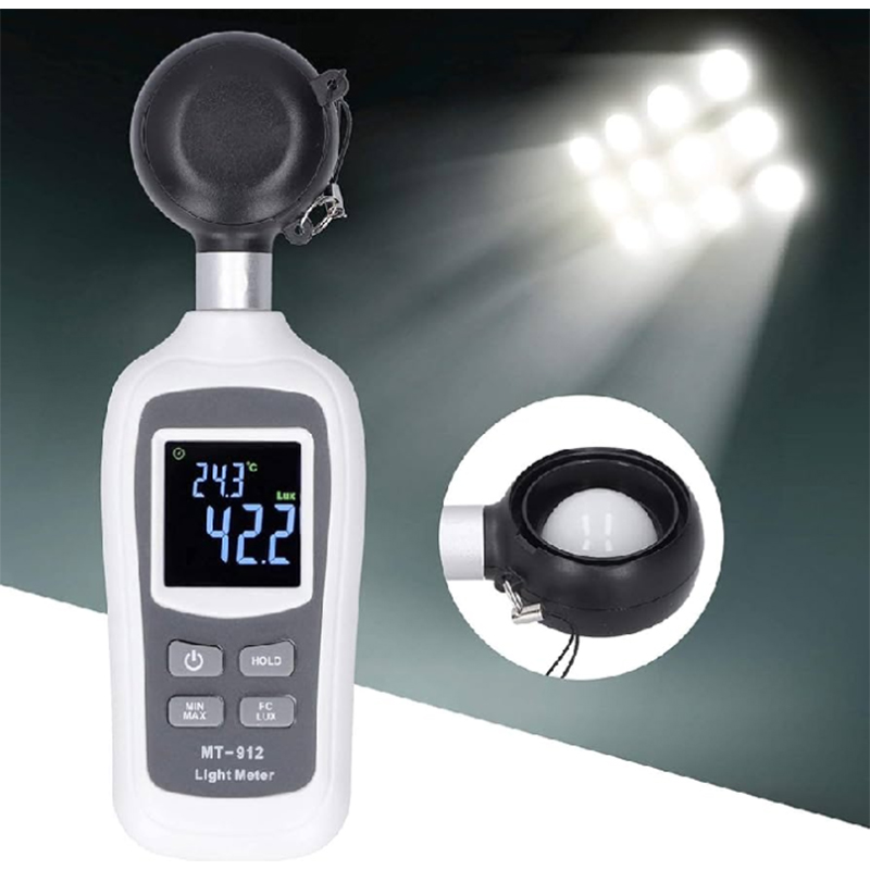 Picture of Flus Handheld Lux Meter MT-912 Light Meter-Multicolor