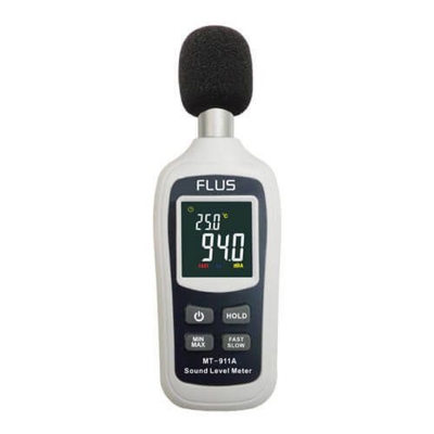 Picture of Flus Digital Mini Sound Level Meter MT-911A with Temperature-Multicolor