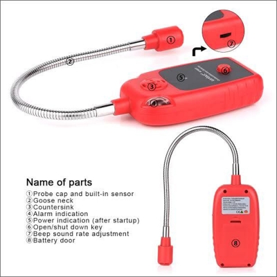 Picture of Wintact WT8820 Combustible Gas Detector-Multicolor
