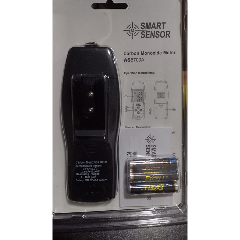 Picture of Smart Sensor AS8700A Carbon Monoxide Meter-Multicolor