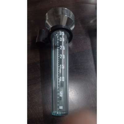 Picture of Garden Rain Gauge with Wooden Stand-Multicolor