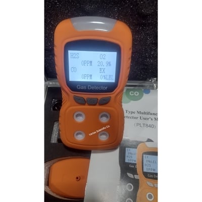 Picture of 4 in 1 Multi Gas Detector PLT840 Combustible Oxygen, Hydrogen Sulfide, Carbon Monoxide-Multicolor
