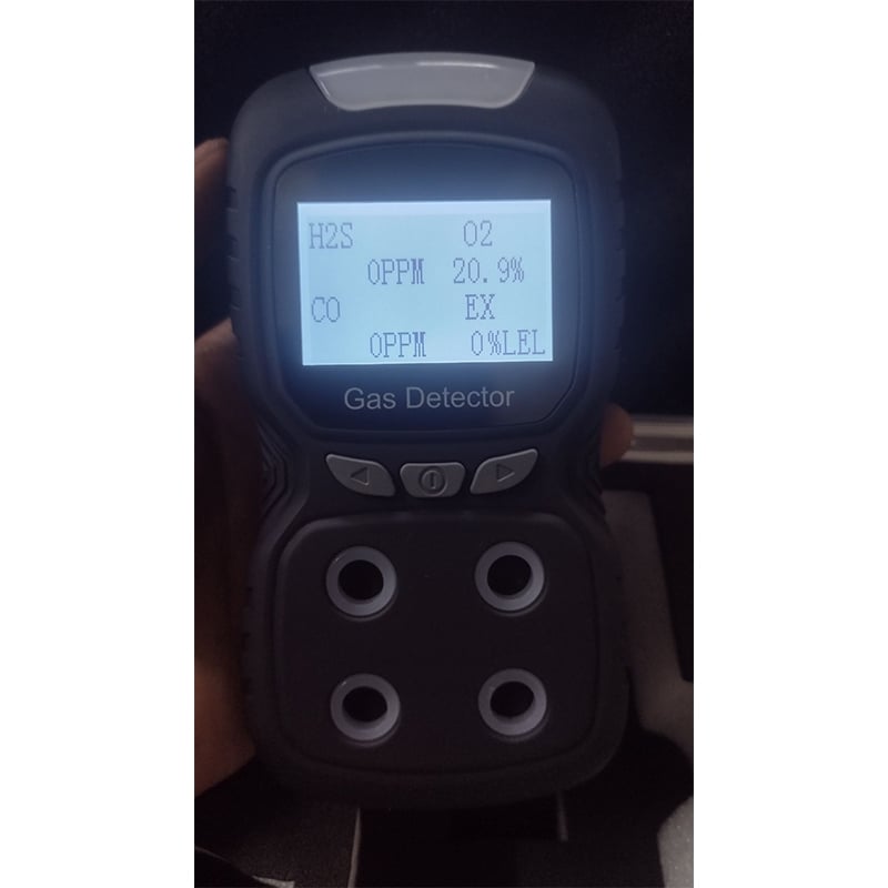Picture of 4 in 1 Multi Gas Detector PLT840 Combustible Oxygen, Hydrogen Sulfide, Carbon Monoxide-Multicolor