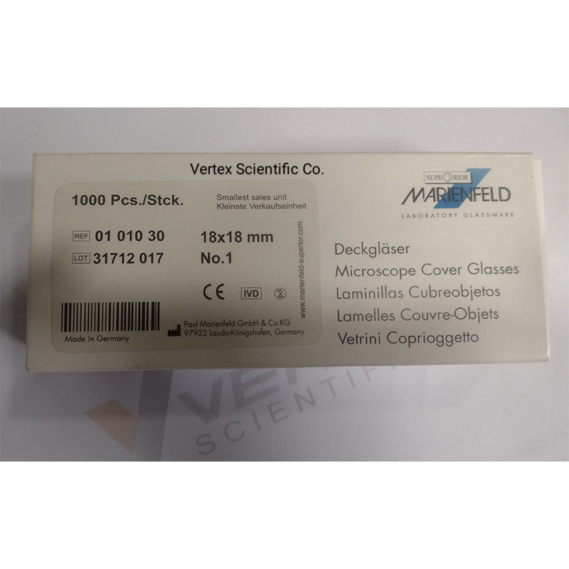 Picture of 18 mm Cover Glass Cover Slip 100 Pcs Microscope-Multicolor