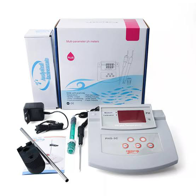 Picture of Multiparameter pH Meter PHS-3C Benchtop pH Meter-Multicolor