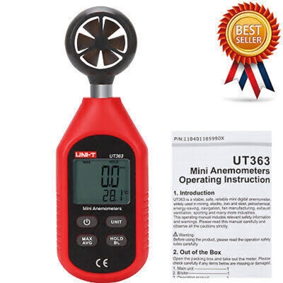 Picture of UNI-T Wind Speed Meter UT363 Anemometer-Multicolor