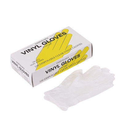 Picture of Vinyl Hand Gloves 100 Pcs/Box-Multicolor