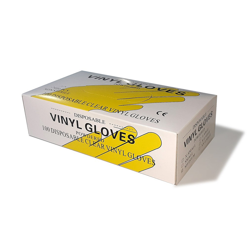 Picture of Vinyl Hand Gloves 100 Pcs/Box-Multicolor